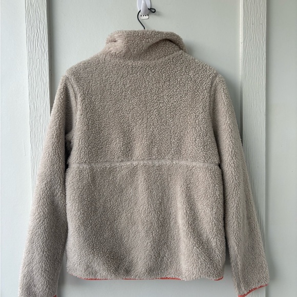 LL Bean Sherpa Fleece Pullover Jacket  in Soapstone  Size Small - Picture 6 of 7